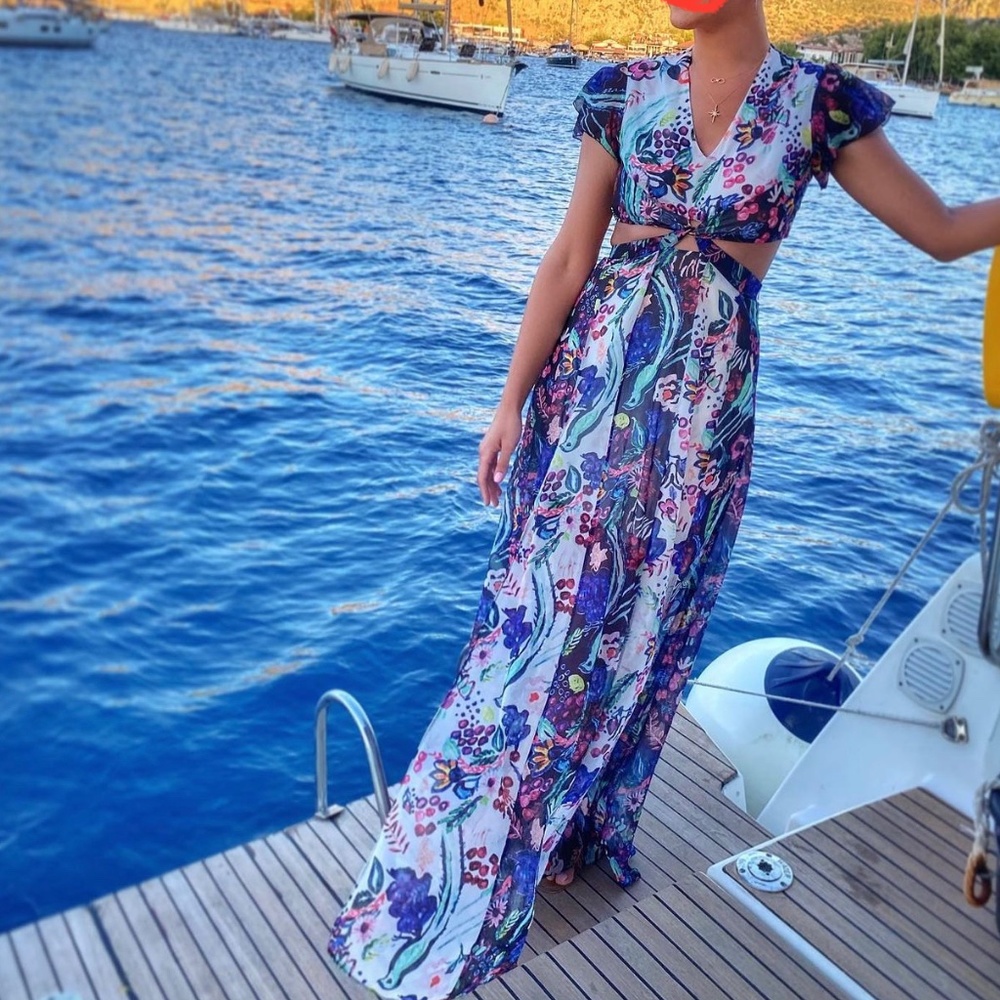 Colorful Summer Long Dress